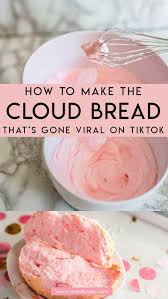 Roast in the oven for 30 minutes or until soft and caramelised at the edges. The Dreamy Cloud Bread Recipe Everyone On Tiktok Is Making Recipe Recipes Cloud Bread Cloud Bread Recipe