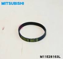【在庫あり！】【純正品・新品】ミツビシ掃除機用のタイミングベルト（回転ブラシの横にセットしてある大きい方のベルト）★１個【MITSUBISHI 三菱  M11E28163L】【1】【OZ】 | でん吉