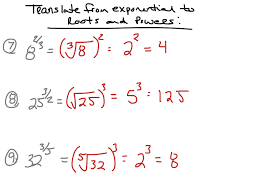 In this section, we will establish some conventions about how we will treat the types of irrational numbers that arise in solving quadratic equations. Convert From Exponential To Radical Form Math Algebra Exponents Rational Exponents Showme