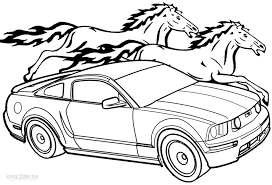 It was made from 1964 until 1967. Printable Mustang Coloring Pages For Kids