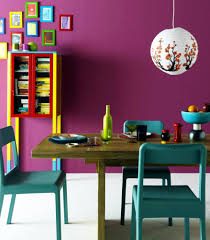 Centerpiece ideas· holiday decorating and crafts. Colourful Dining Room With Bright Colors Interior Design Ideas Ofdesign