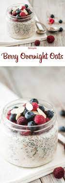 Berry Overnight Oats Recipe Diy Food Recipes Overnight Oats Recipe Oats Recipes