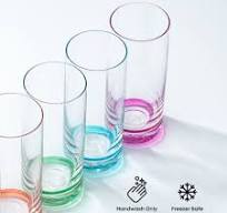 Hue Colorful Highball Drinking Glasses