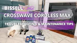 Bissell Crosswave Cordless Max Deluxe Troubleshooting Comparing The Bissell Crosswave Cordless Max Vs The Bissell Proheat 2x Cleaning On Area Rug Youtube