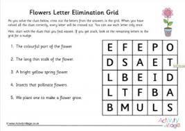 The provided grid helps kids from kindergarten on up organized . Letter Elimination Puzzles