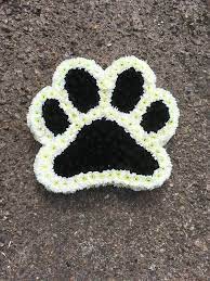 Multi award winning independent florist in gravesend kent, specialists in bespoke funeral tributes and wedding flower arrangements. Paw Print Buy Online Or Call 01302 853270