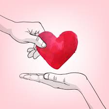 Giving Back Begins At Home Engage Young People In Service How To Draw Hands Watercolor Heart Charity