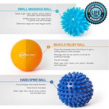 Foot Massage Ball Set Spiky Massager Balls For Deep Tissue