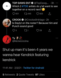 Regardless of the scenario, all posts and comments are subject to removal. Kendrick Featuring Kendrick Kendricklamar