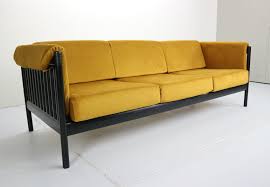 Furnish a living room or den with one of the many modern sectionals for a look that is warm and inviting. Mid Century Modern Sofa In Yellow Velvet By Johannes Andersen Denmark 1960s 112396