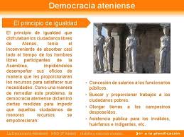 Que se trataba de una. La Democracia Ateniense Nm 3 3 Medio Historia