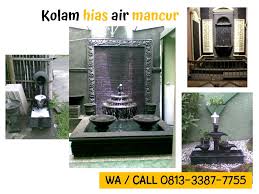 Kondisi kolam air mancur saat survey kedua. Jual Air Terjun Dinding Dan Kolam Ikan Air Terjun Mini Melayani Daerah Sukun Kolam Hias Mini Dan Kolam Hias Depan Rumah Wa 0813 3387 7755