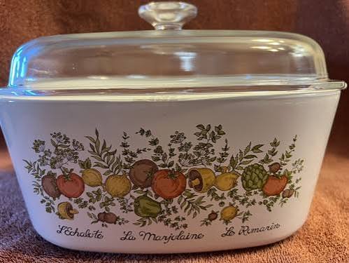 CORNING WARE RARE VINTAGE SPICE OF LIFE 5 LITER CASSEROLE DISH A-5-B | eBay