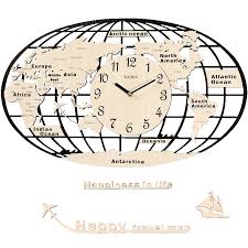 Einzigartig wohnzimmeruhren uncategorized tolles geraumiges. Grosse Weltkarte Wanduhr Holz Metall Moderne Wohnzimmer Uhren Wand Wohnkultur Kreative Stille 3d Uhr Horloge Wandbild Geschenk D01 Wall Clocks Aliexpress