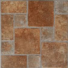 Can the garage floor tiles be used outdoor? Paver Stone Vinyl Floor Tiles 20 Pcs Self Adhesive Flooring Actual 12 X 12 643845202804 Ebay
