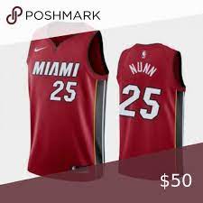 Miami Heat Kendrick Nunn Red Jersey 1 Brand New With Tags 2 All Items Size Available In Stock 3 All Items Fit True To Off Jersey Nba Shirts Sweatshirt Shirt