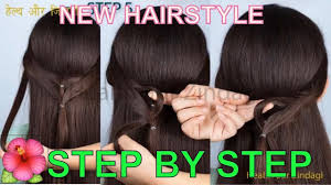Easy Party Hairstyle For Saree French Or Sagar Choti Hairstyles For Long Hair Tutorial Youtube Hair Styles Easy Party Hairstyles Long Hair Tutorial