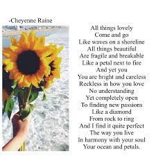 Sunflower Poem Poetry Love Lovely Things Beautiful Ocean Waves Tide Beach Simple Love Poems Sunflower Poem Poems