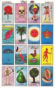 Mexican Loteria Cards The Complete Set Of 10 Tablas Etsy Loteria Cards Art Art Collage Wall