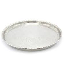 Everly Quinn Fraga Marble With Brass Stripes Serving Tray Wayfair Serving Tray Tray Silver Serving Trays