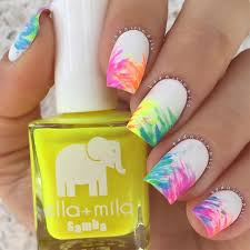 A few stragically placed dots can go a long way. 120 Special Summer Nail Designs For Exceptional Look Nail Art Designs Summer Cute Summer Nail Designs Simple Nail Art Designs