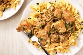 This Chicken Stroganoff Is The Coziest Dinner Ever Recipe In 2020 Easy Chicken Dinner Recipes Chicken Dinner Recipes Chicken Stroganoff