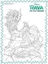 La chaîne du collier comporte des touches dorées et blanches. Coloriage Raya Et Le Dernier Dragon Wonder Day Com