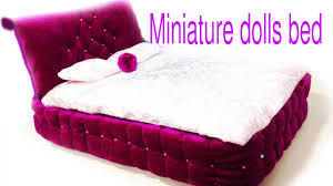 @worldofdollcrafts don't forget to like and subscribe! Diy Princess Bed For Dolls Diy Miniature Dolls Bed Barbie Bed Youtube