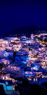 Greece Town Aerial View Apartments Night 1080x2160 Wallpaper City Lights At Night Greece Wallpaper Cityscape Wallpaper