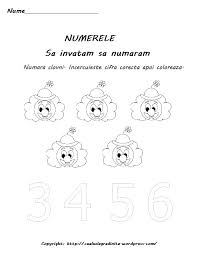 Fisa de lucru numerele de la 1 la 9. Sa Invatam Sa Numaram Cu Alex La Gradinita