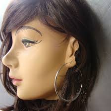 Sterling Silver Hoops, Small, Medium, Large, Endless Style Hoop Earring,  Wide Hand Wrought