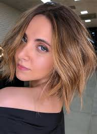 Wavy hair can be chopped into messy locks that frame the face and emphasize the cheekbones and chin. Cute Lob Vs Bob Haircuts Hairstyles In 2020 1 Fab Mood Wedding Colours Wedding Themes Wedding Colour Palettes