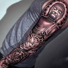 100 Lotus Flower Tattoo Designs For Men Cool In Buddha Tattoo Sleeve Cool Designs Flower Ide In 2020 Buddha Tattoo Sleeve Sleeve Tattoos Forearm Sleeve Tattoos
