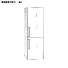 Then draw three small circles below. How To Draw A Refrigerator