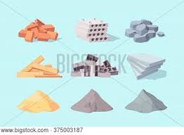 Proudly veteran owned and operated, triangle concrete solutions has earned a reputation for delivering superior results and exceptional customer experiences. Material Building Set Vector Photo Free Trial Bigstock