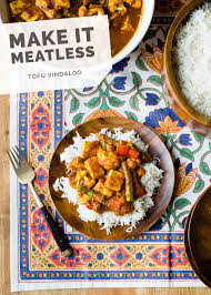 Tofu Vindaloo Recipe A Vegan Recipe From Ohmyveggies Com Recipe Vindaloo Recipe Tofu Vindaloo Recipe Veggie Vindaloo