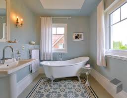 Freistehende Barock Badewanne Badezimmer Umbau Badezimmer Gestalten Hellblaue Badezimmer