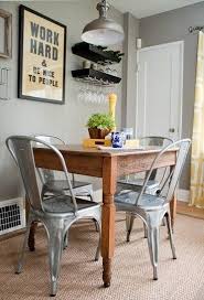 Industrial Chairs Industrial Lamp Bright Curtains Dining Room Industrial Home Kitchens Home