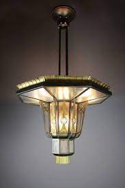 Monumental Art Deco Theatre Light 1stdibs Com Art Deco Lighting Art Deco Chandelier Art Deco Lamps