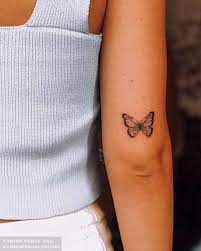 Pin By Bryn On Tattoos Im Getting Arm Tattoos For Women Butterfly Tattoos For Women Elbow Tattoos