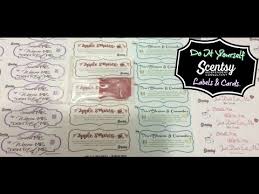 Your scentsy business/website/vip group should have a catchy name. How To Scentsy Print It Yourself Labels Cards Youtube