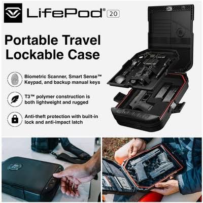 Vaultek Biometric LifePod 2.0 - Titanium Gray