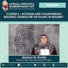 Wayne chor with lobster nasi lemak at project nasi lemak box in esplanade, penang. Nals My On Twitter Introducing One Of Our Speakers For Cluster 6 Miss Mastura M Rashid Co Founder Of The Nasi Lemak Project Nals2017 Youthawakens Https T Co I0snxpv48a