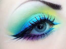 Black And Light Blue Eyeshadow Looks Peacocky Lulu C S Photo Beautylish Fantasy Makeup Gorgeous Makeup Eye Makeup