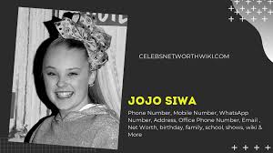 Jojo siwa tour dates 2021. Jojo Siwa Phone Number Whatsapp Number Contact Mobile