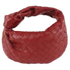 Bottega Veneta Red Intrecciato Leather The Mini Jodie Hobo Bag Ref 429142 Joli Closet