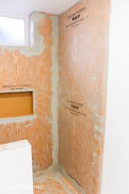 How To Prep A Shower For Tile With Schluter Kerdi In 2020 Shower Wall Bathroom Shower Diy Shower