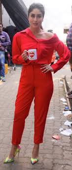 Kareena In Red Jumpsuit Red Jumpsuit Jumpsuit Beautiful Actresses