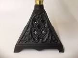 Oil Lamp with a Wrought Iron Triangular Base - Google Search
