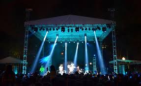 Outdoor Concert Lighting And Staging